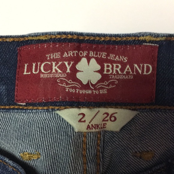 Lucky Brand Charlie Skinny Jeans size 2/26 Ankle - Picture 6 of 7